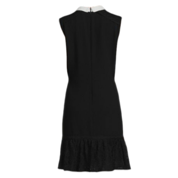 KARL LAGERFELD PARIS Collared Ruffle Mini Dress. Size 14 - Picture 6 of 10